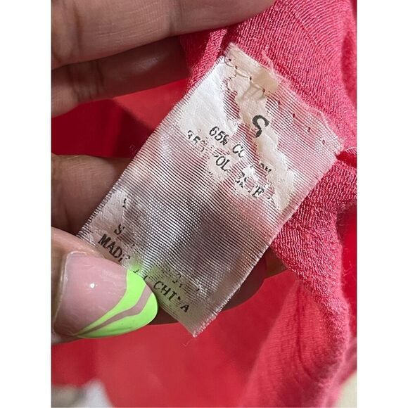 Vintage Olive Green Cropped Shirt Jacket M Floral Paisley Button Front Light - Picture 15 of 16